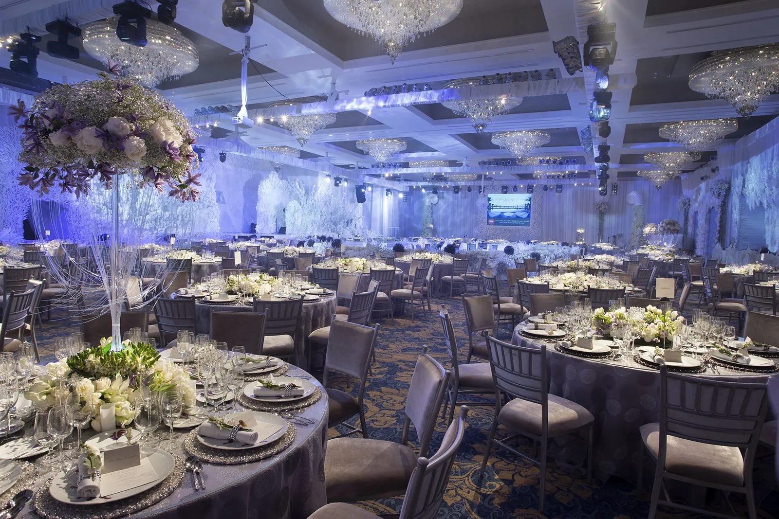 Garden ceremony setting at The Mulia Bali